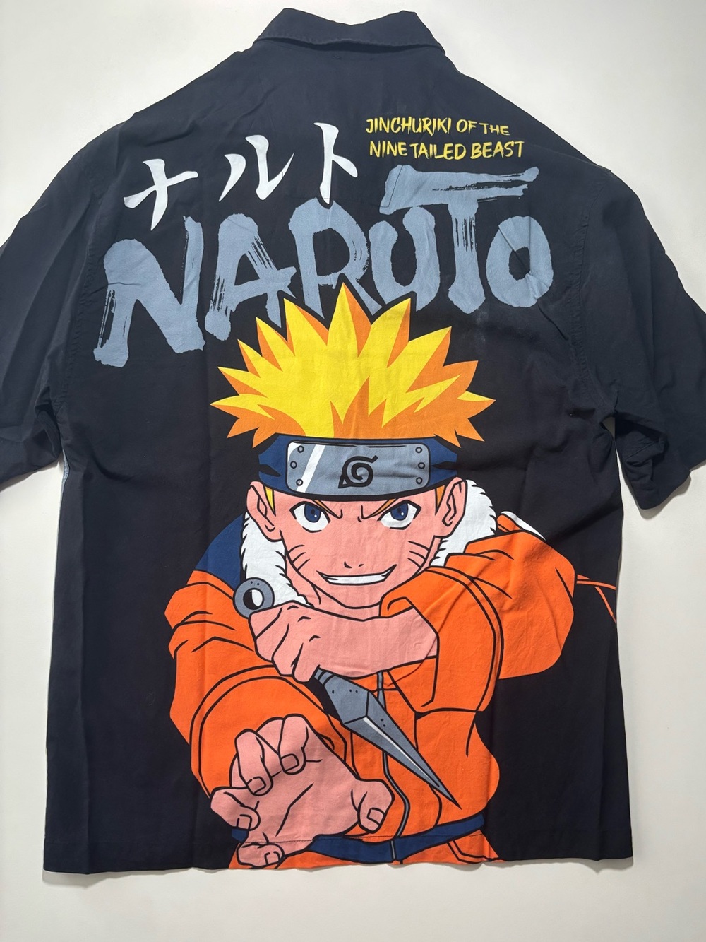 Retro naruto classic anime ninja button down Y2K shirt